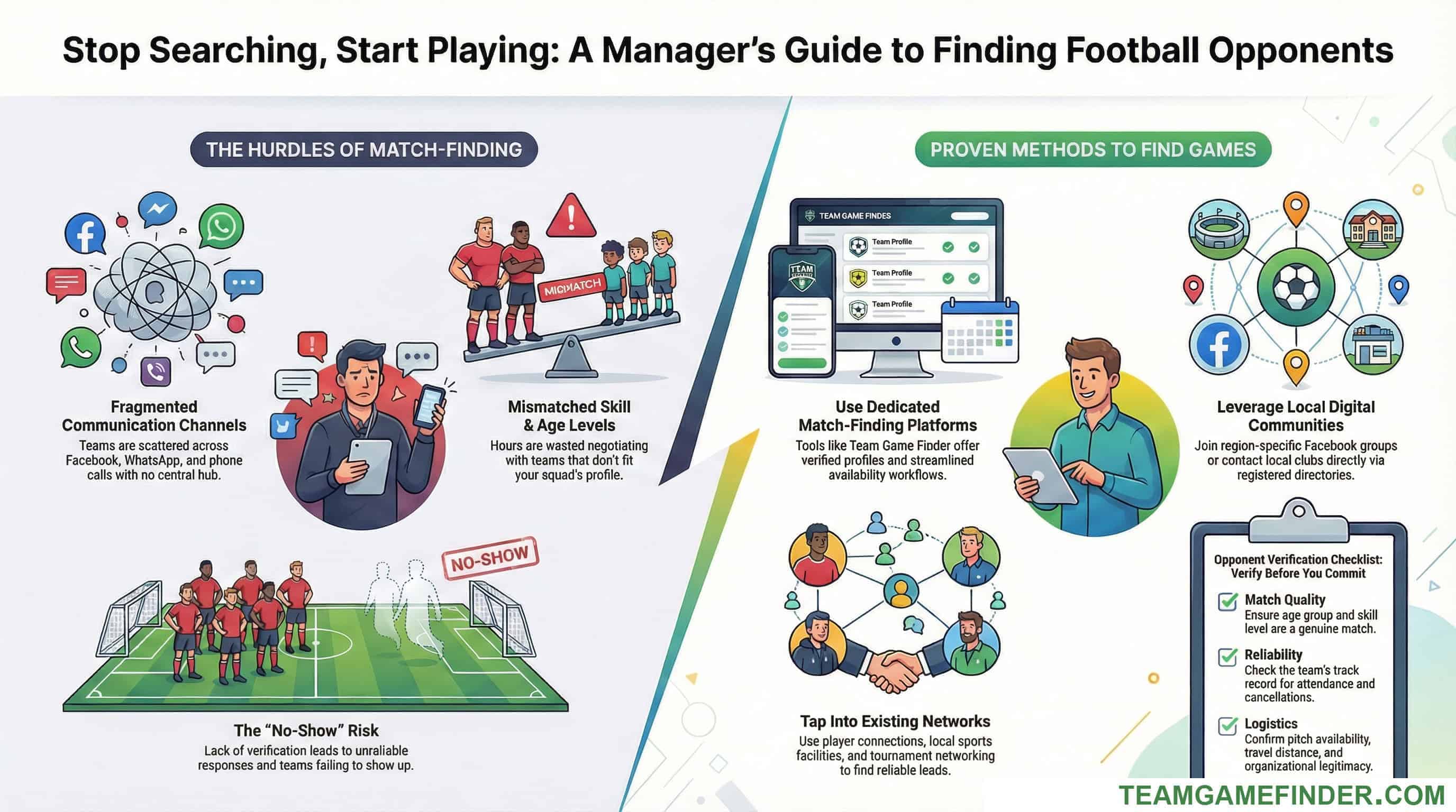 Football team looking for opponents