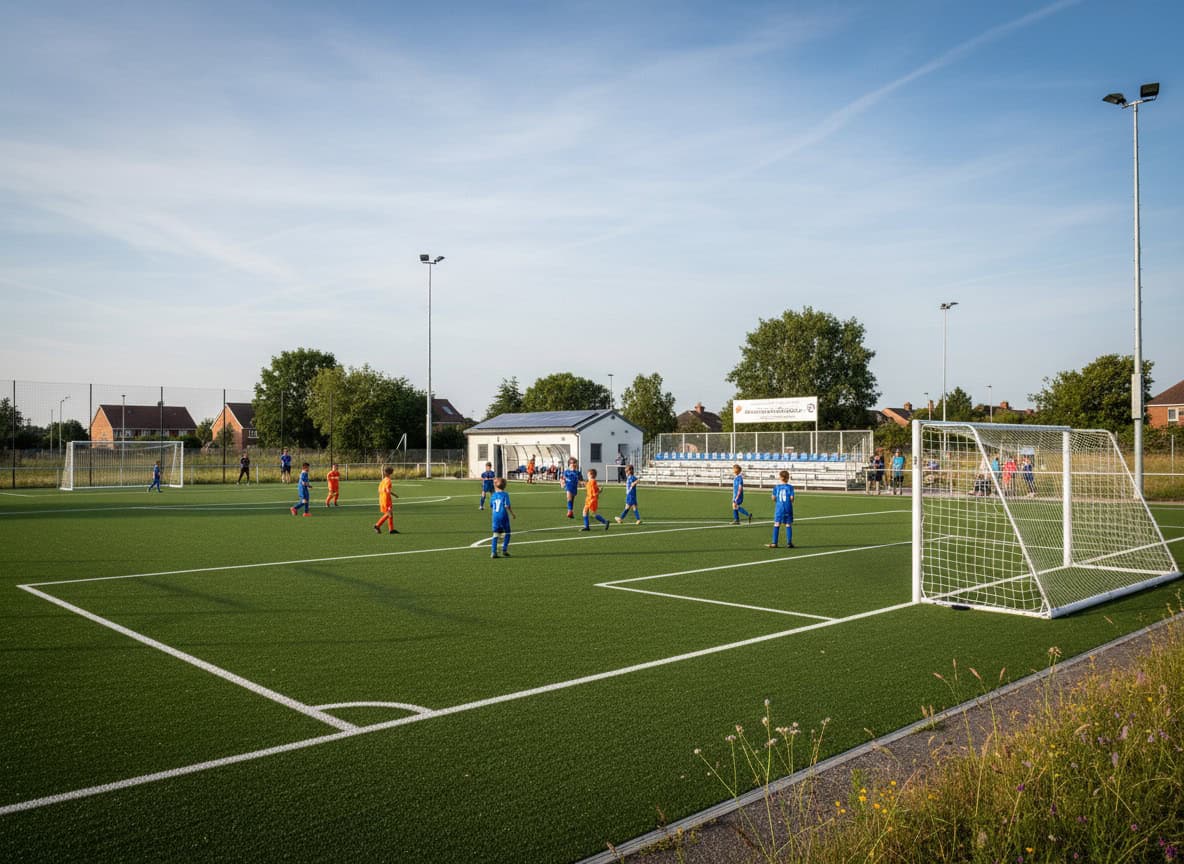Well-maintained community pitch with quality facilities